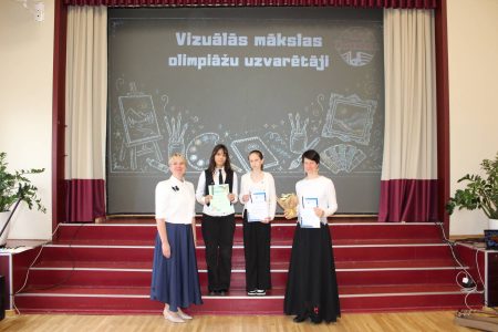 Olimpiāžu un konkursu uzvarētāju godināšana